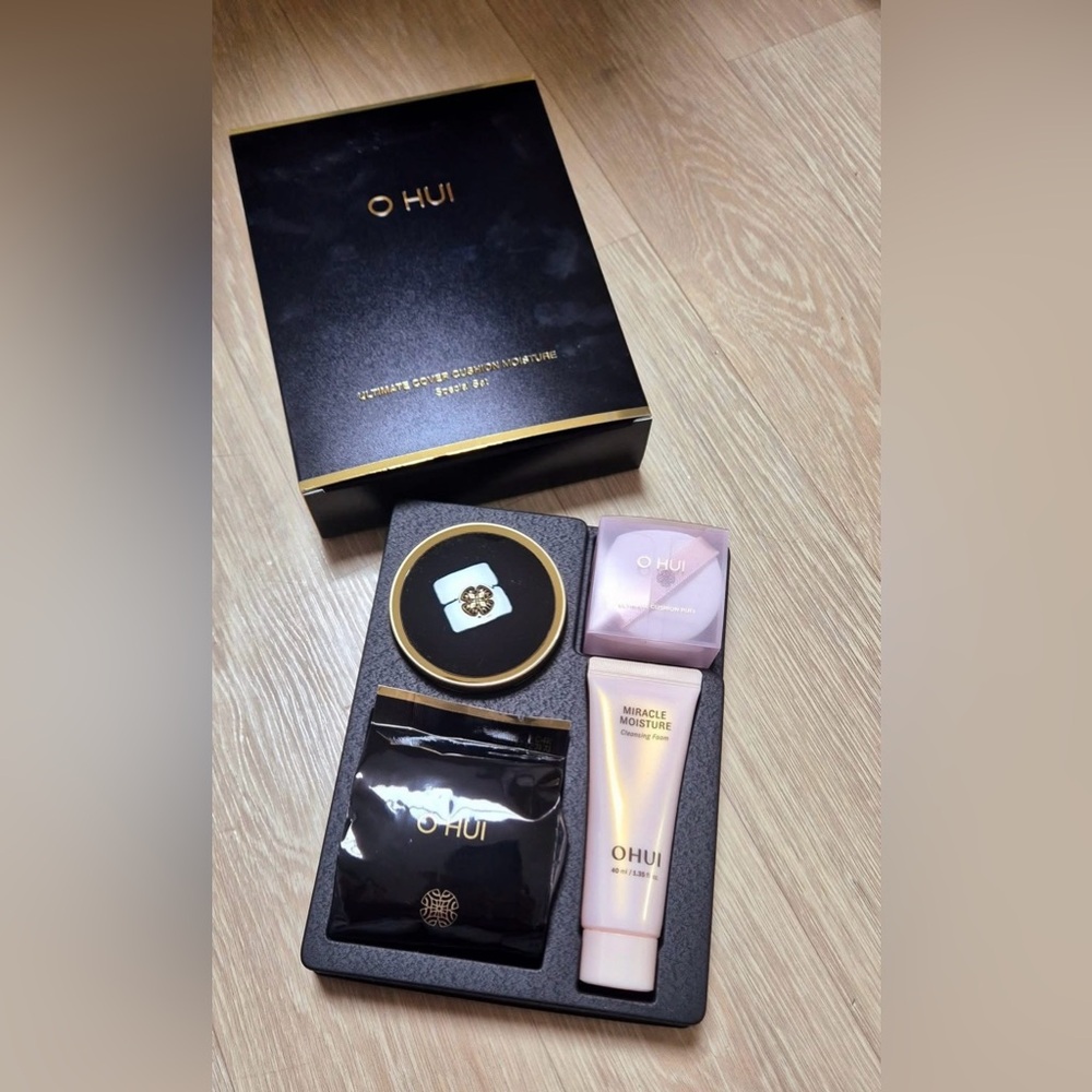 O HUI Ultimate Cover Cushion Moisture Special Set 4 Item K-Beauty